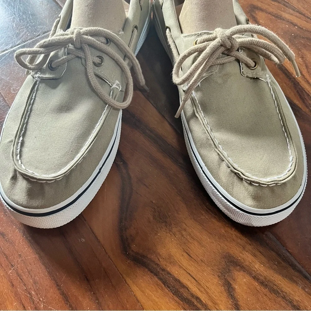 St. John’s Bay mens tan size 12M boat shoes